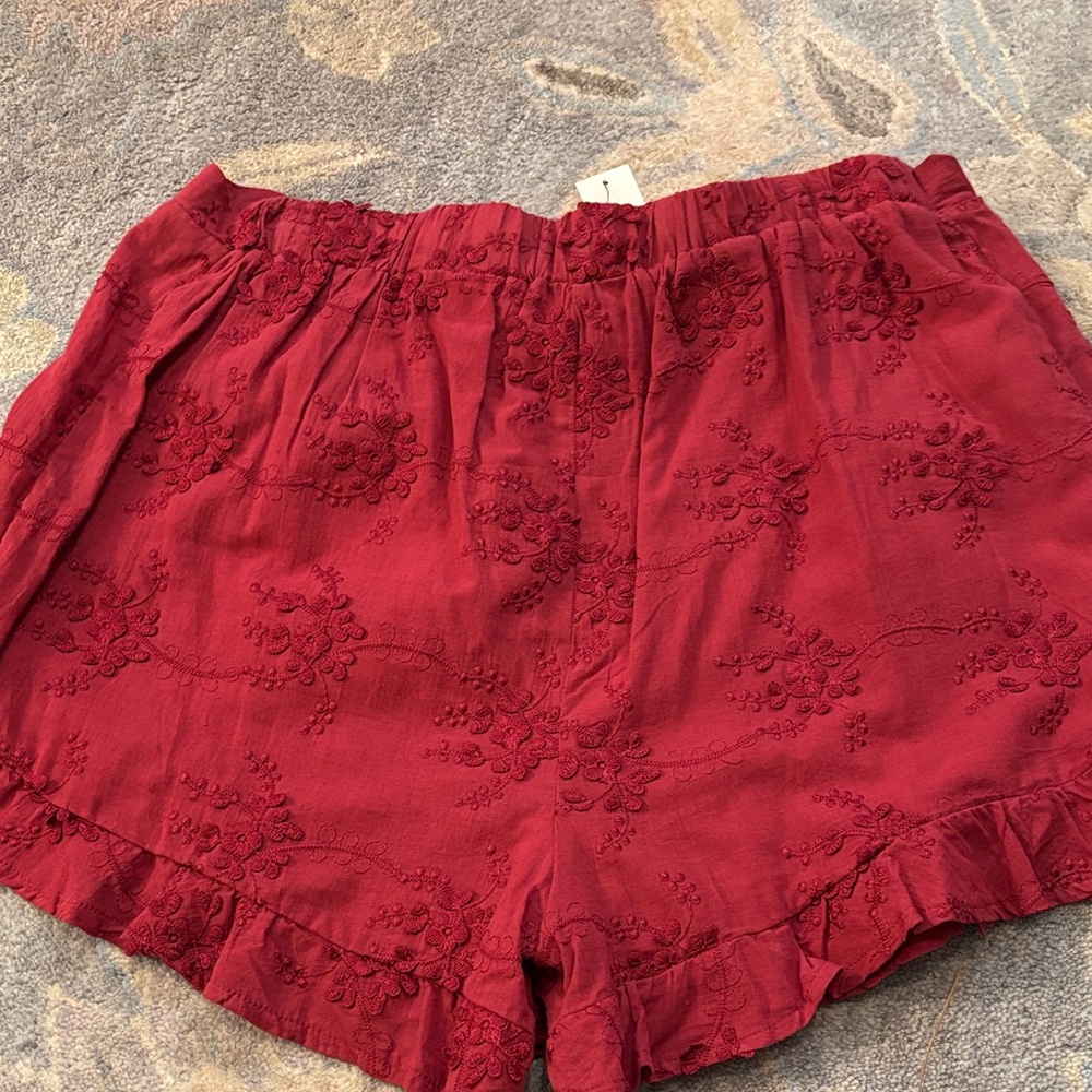 Blue Rain Scarlet High Waist Shorts - Picture 4 of 4